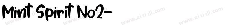 Mint Spirit No2字体转换